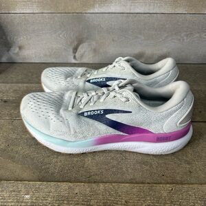 Brooks Ghost 16 Gray Mesh Running Women's Size 11 B Gray Purple 1204071B175